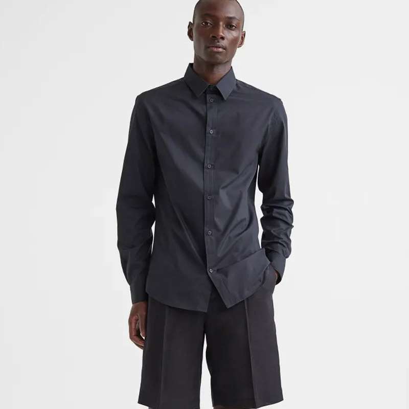 پیراهن آستین بلند مردانه اچ اند ام مدل 0976709001b