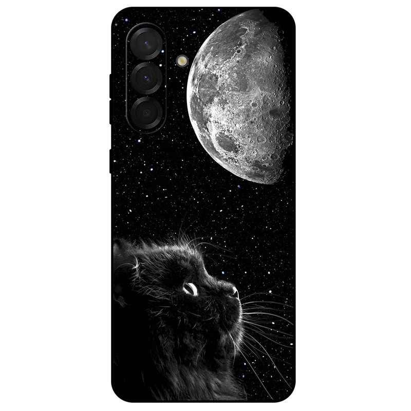 کاور مگافون طرح گربه مدل 1882 مناسب برای گوشی موبایل سامسونگ Galaxy A36 5G