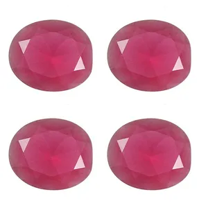 سنگ یاقوت سرخ کد F64891 بسته 4 عددی