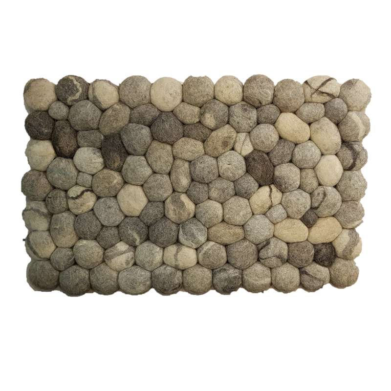 پادری نمد فرش طرح سنگواره مدل 5081