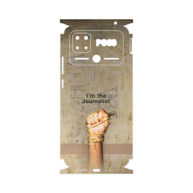 برچسب پوششی ماهوت مدل Journalist-FullSkin مناسب برای گوشی موبایل شیائومی Poco C40