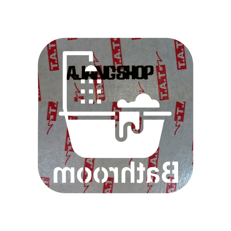 تابلو راهنما آژنگ طرح حمام کد D.F.S.MP04