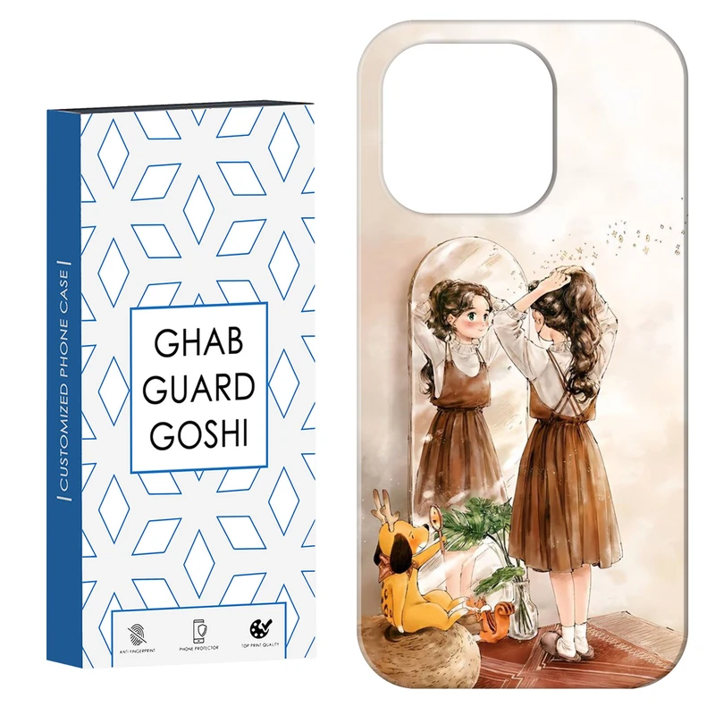 کاور قاب گارد گوشی طرح دخترانه کد Dimo-019 مناسب برای گوشی موبایل اپل IPHONE 15 PRO MAX