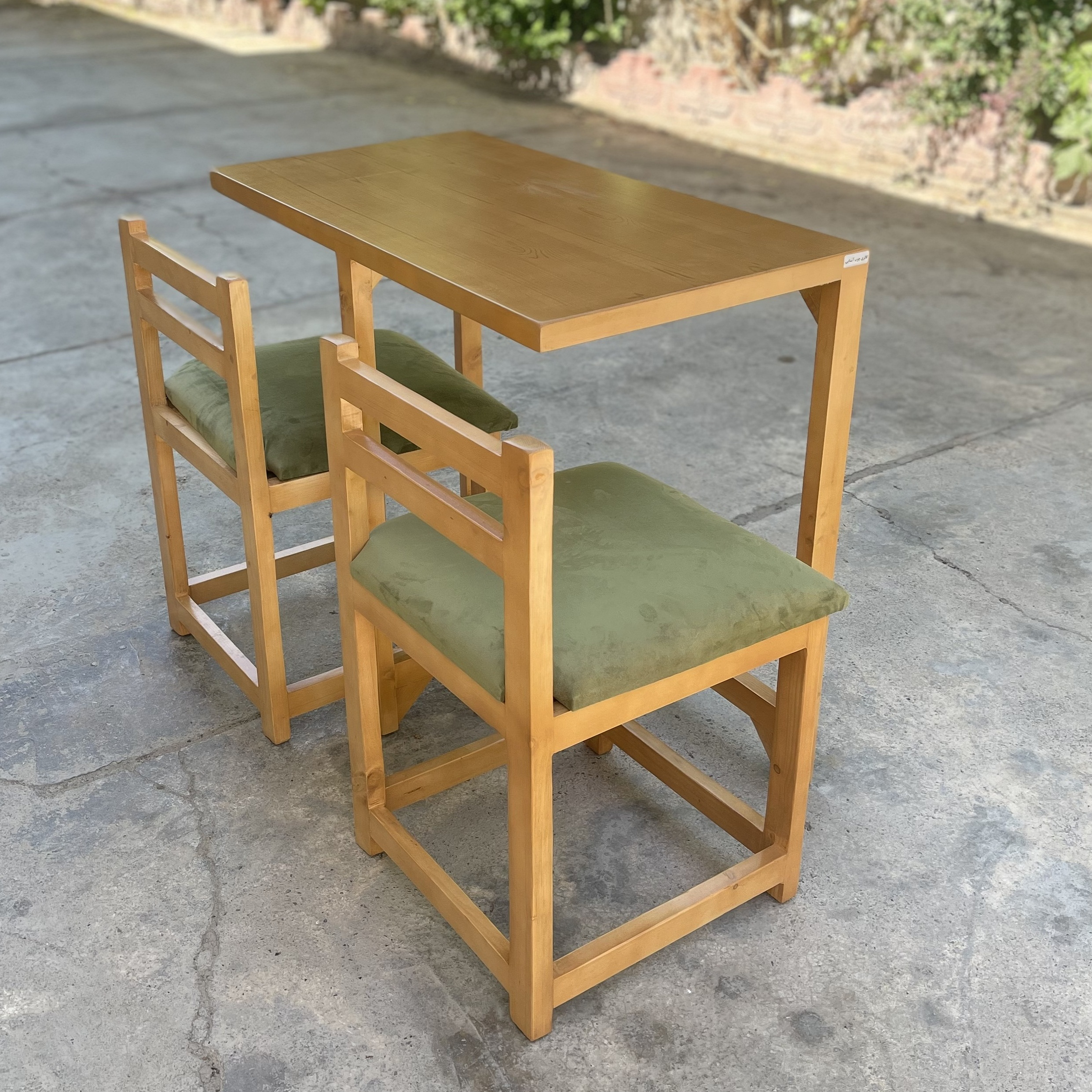 میز و صندلی ناهارخوری 2 نفره گالری چوب آشنایی مدل Khod-715