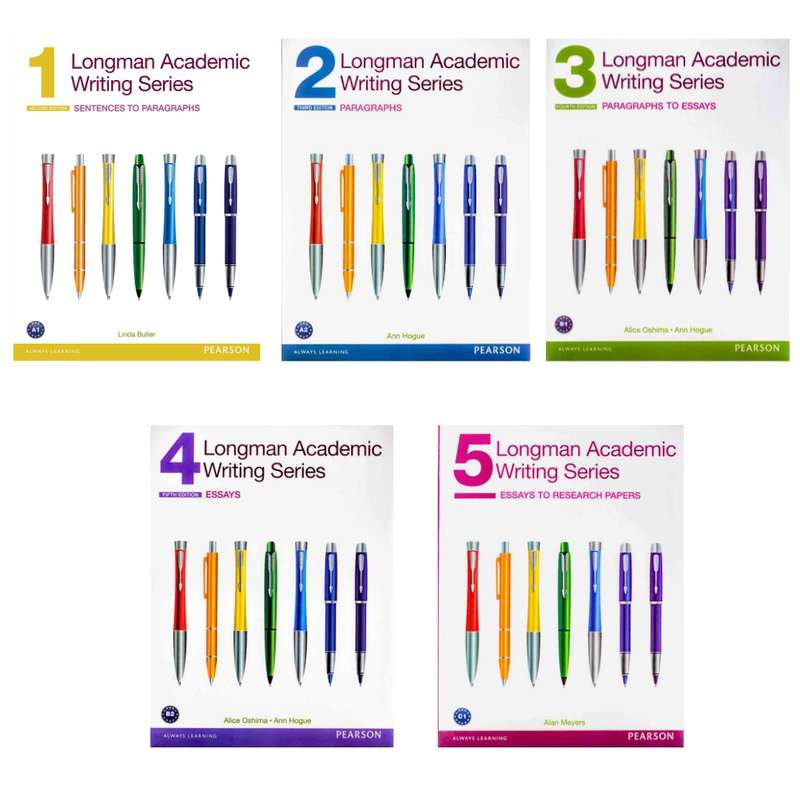 کتاب Longman Academic Writing Series اثر Alan Meyers انتشارات لانگمن 5 جلدی