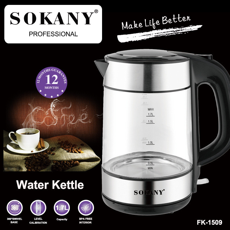 کتری برقی سوکانی مدل FK-1509