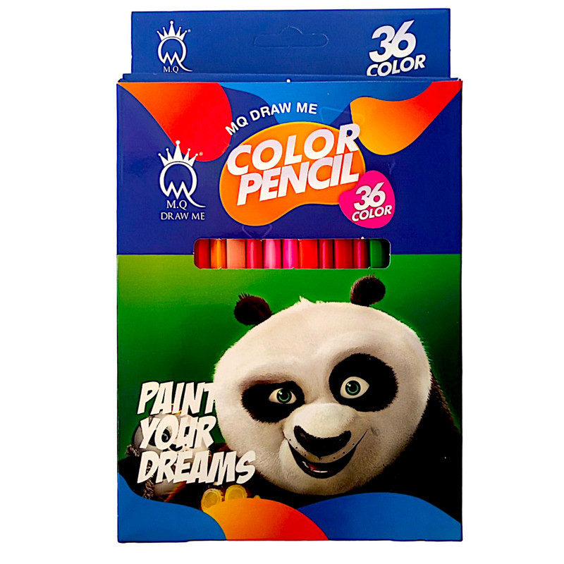 مداد رنگی 36 رنگ ام کیو مدل انیمیشنی کد 36