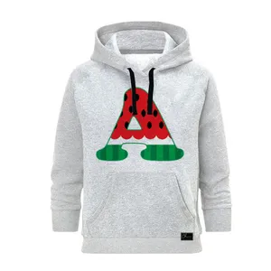 هودی زنانه مدل یلدایی کد B137 رنگ طوسی