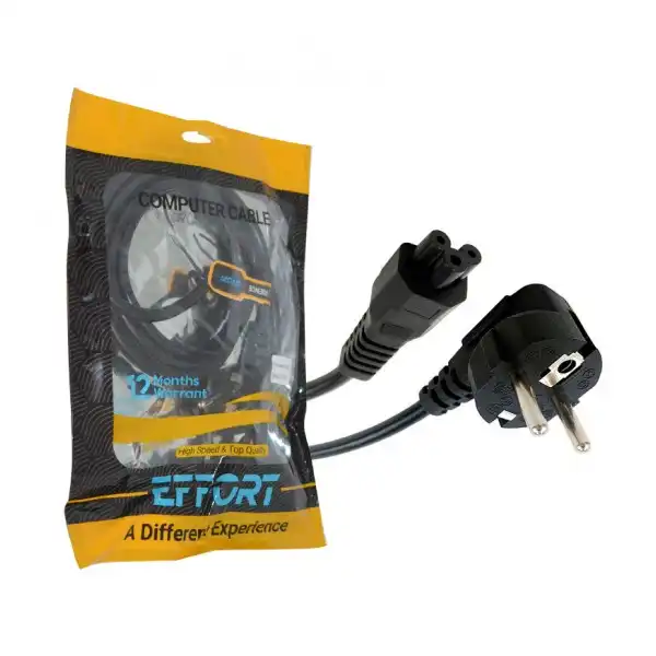 کابل برق سه پین آداپتور لپ تاب ایفورت مدل Top Quality