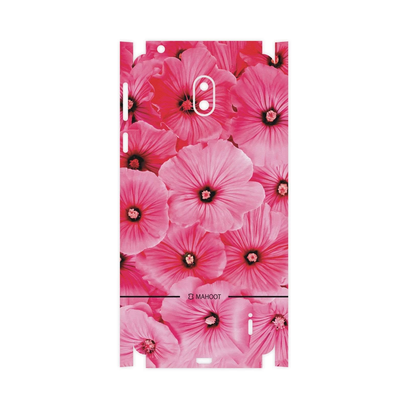 برچسب پوششی ماهوت مدل Pink-Flower-FullSkin مناسب برای گوشی موبایل نوکیا 1 Plus