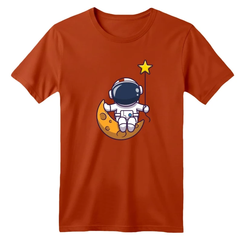 تی شرت آستین کوتاه بچگانه مدل فضانورد کد ۱۴