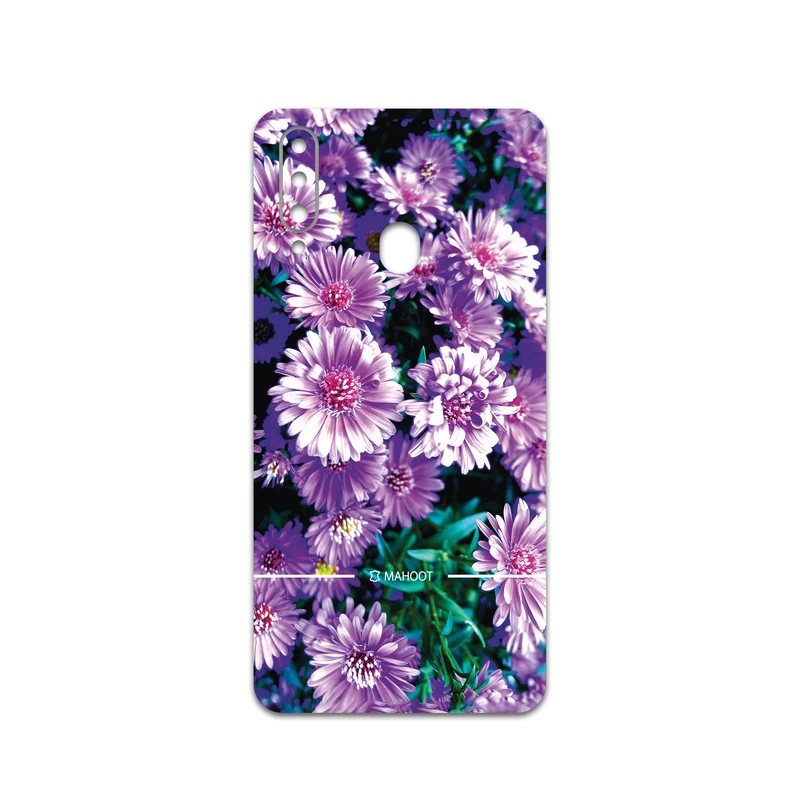 برچسب پوششی ماهوت مدل Purple-Flower مناسب برای گوشی موبایل سامسونگ Galaxy A20s