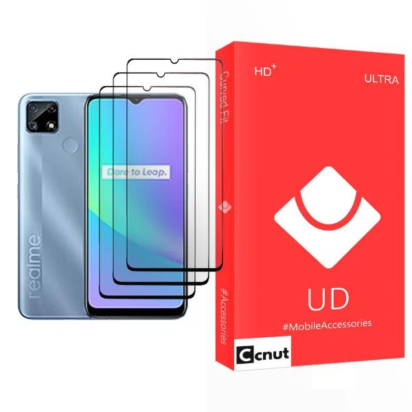 محافظ صفحه نمایش کوکونات مدل UD Ultra MIX003 مناسب برای گوشی موبایل ریلمی C25 بسته سه عددی