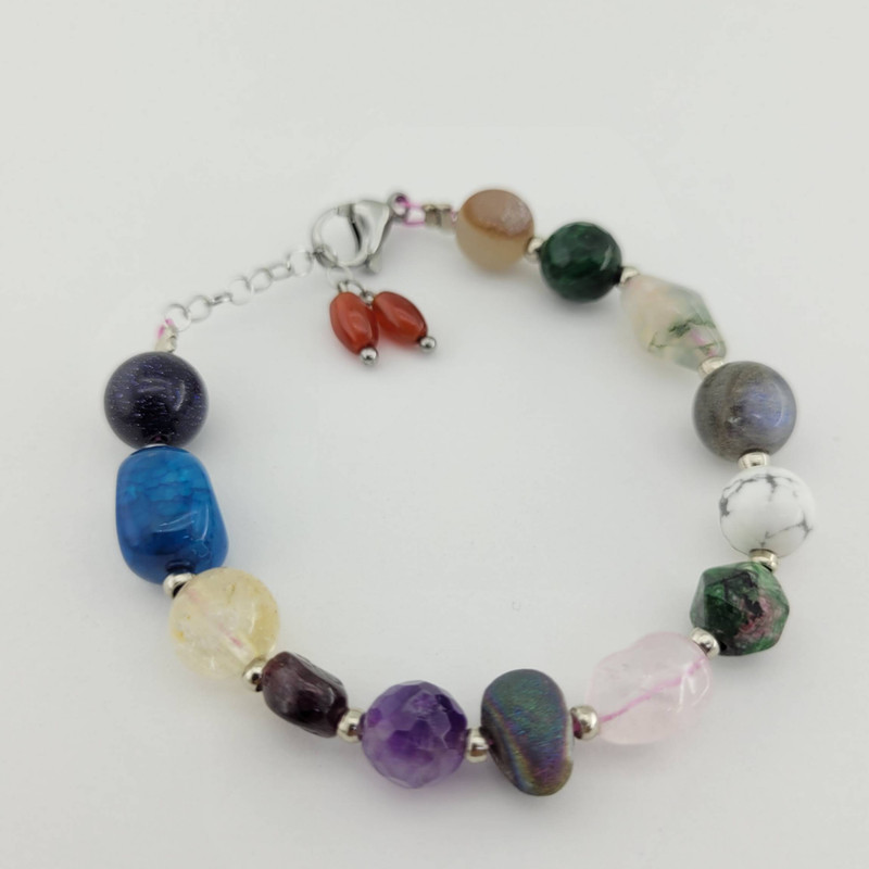 دستبند زنانه مدل سنگ Chakra کد 3251