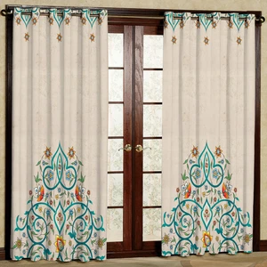 پرده مدل  هازان پانچی کد 2 D سایز 140x200 سانتی متر