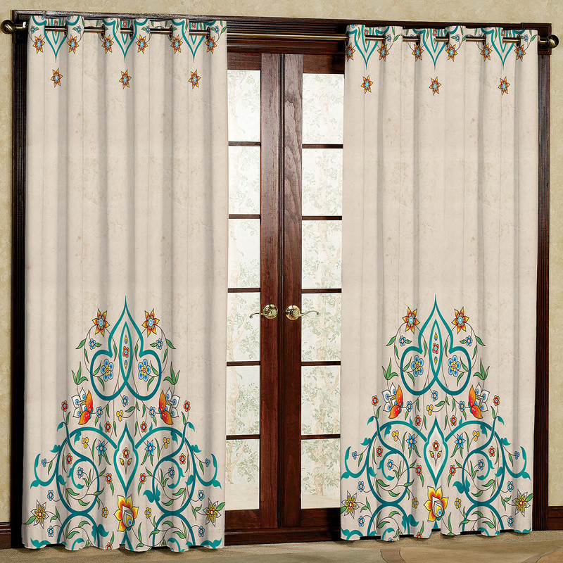  پرده مدل هازان پانچی کد 2 D سایز 140x200 سانتی متر
