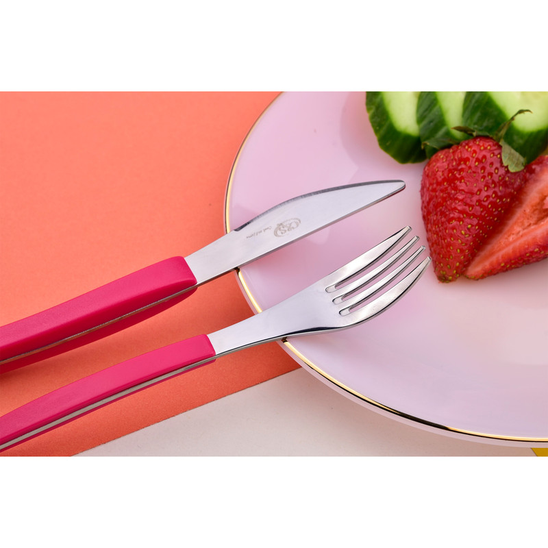 سرویس قاشق و چنگال 31 پارچه سی اند اس مدل منحنی