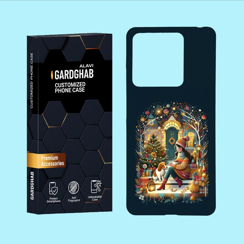 کاور گارد قاب علوی مدل هنری مناسب برای گوشی موبایل شیائومی Redmi Note 13 5G