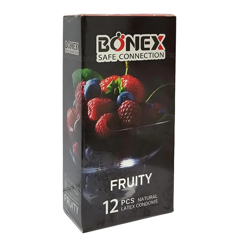 کاندوم بونکس مدل Fruity بسته 12 عددی
