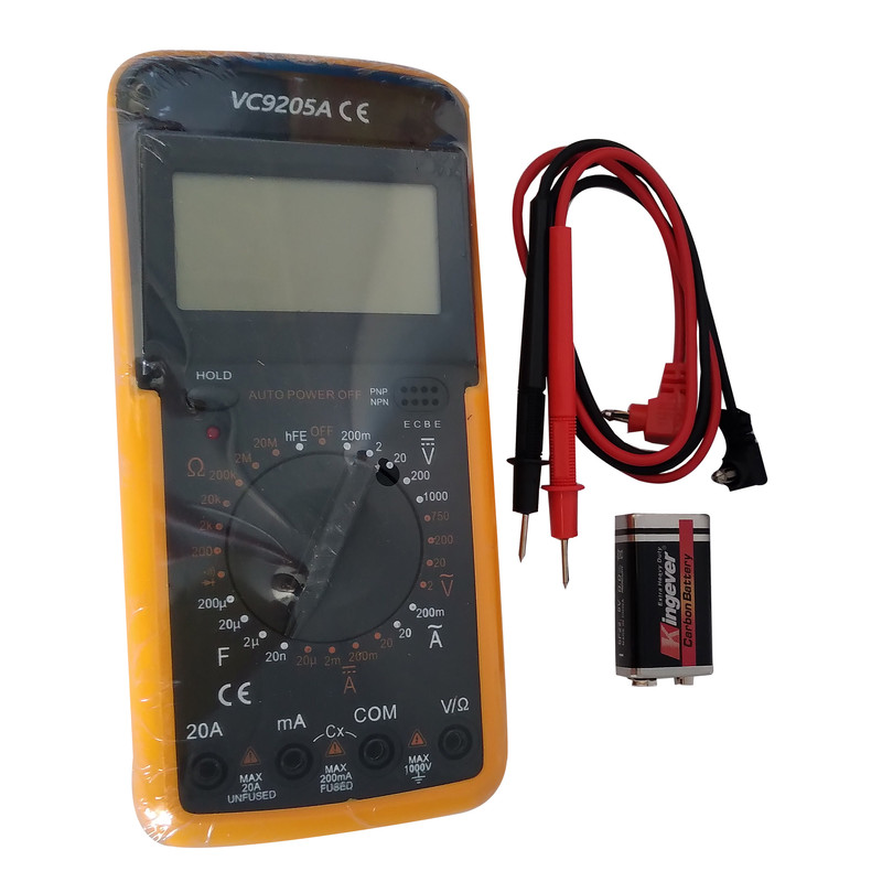 مولتی متر دیجیتال مدل VC9205A