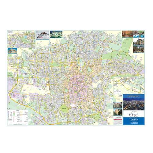 نقشه گردشگری تهران گیتاشناسی نوین کد ۱۴۷۵