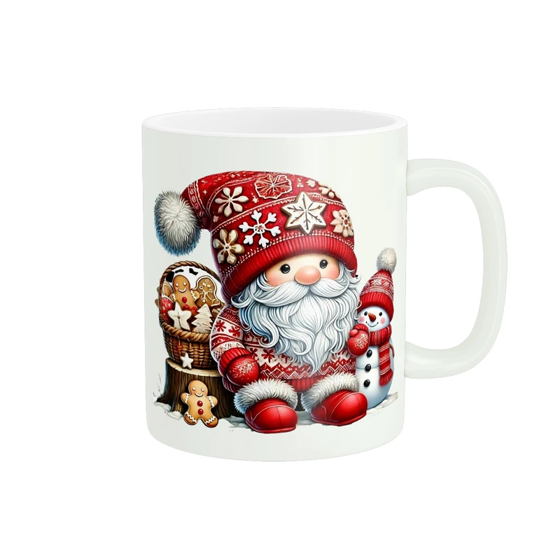 ماگ پادآفرین مدل کریسمس طرح عروسکی بابانوئل کد PM879