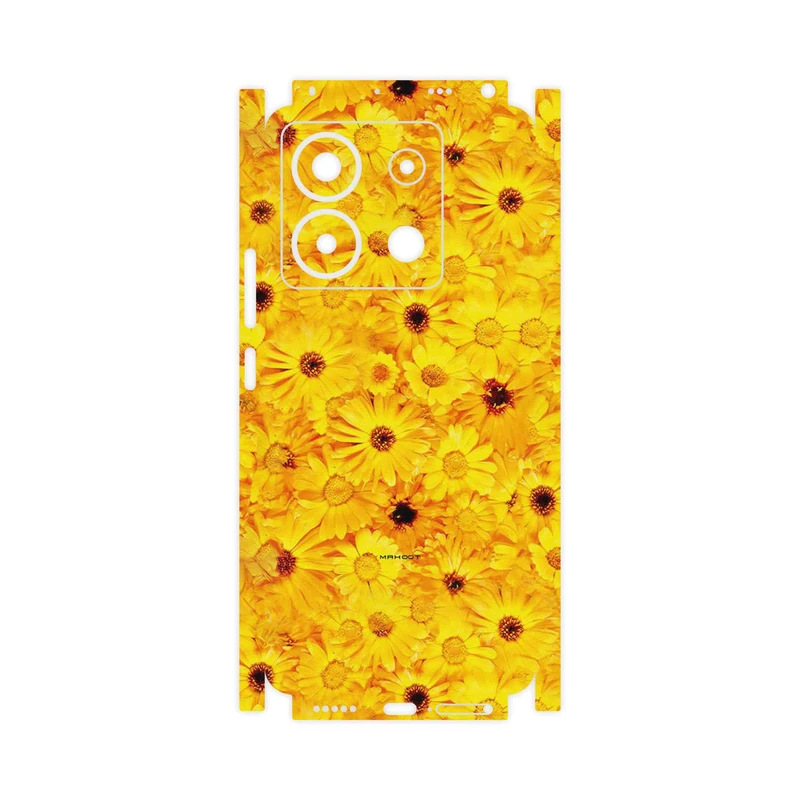 برچسب پوششی ماهوت مدل Yellow_Flower-FullSkin مناسب برای گوشی موبایل شیائومی Redmi Note 13 Pro 5G