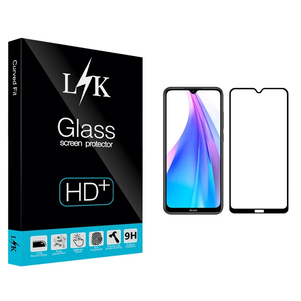 محافظ صفحه نمایش ال کی مدل Hard glass مناسب برای گوشی موبایل شیائومی Redmi Note 8T