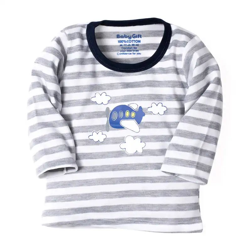 ست تی شرت آستین بلند و شلوار بچگانه کد 1402120