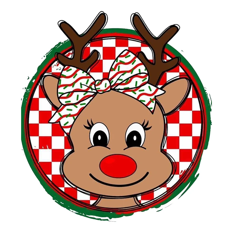 استیکر پارچه و لباس پاد آفرین مدل کریسمس بابانوئل کاج گوزن آدم برفی کد S2938