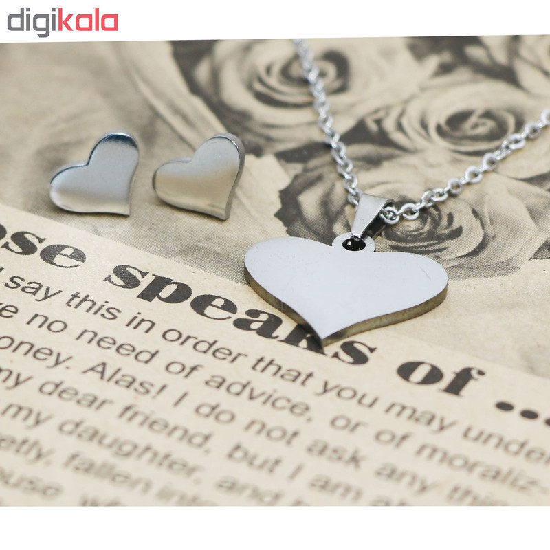 نیم ست زنانه طرح قلب کد oq74 نیم ست زنانه طرح قلب کد oq74