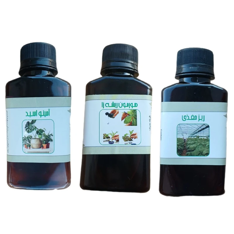 کود مایع امینو اسید و ریز مغذی و هورمون ریشه زا مدل life drop حجم 110 میلی لیتر