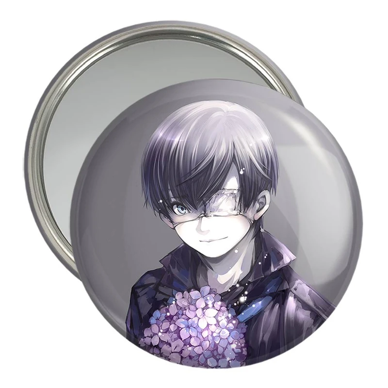 آینه جیبی خندالو مدل کانکی کن انیمه توکیو غول Tokyo Ghoul  کد 11898