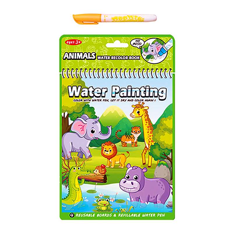 بازی آموزشی رنگ آمیزی مدل Animal Recolor Book کد ZB888-2