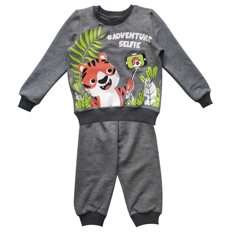 ست سویشرت و شلوار پسرانه مدل tiger