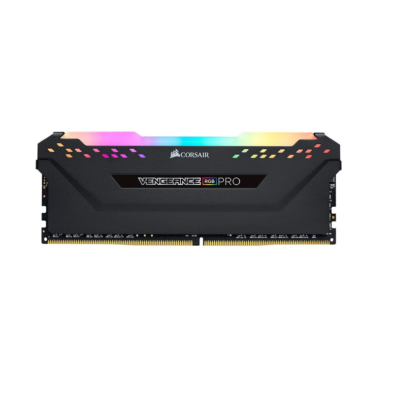 رم دسکتاپ DDR4 تک کاناله 3200 مگاهرتز CL16 کورسیر مدل VENGEANCE RGB ظرفیت 8 گیگابایت