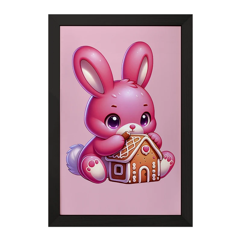 تابلو خندالو مدل خرگوش بامزه کد F7727