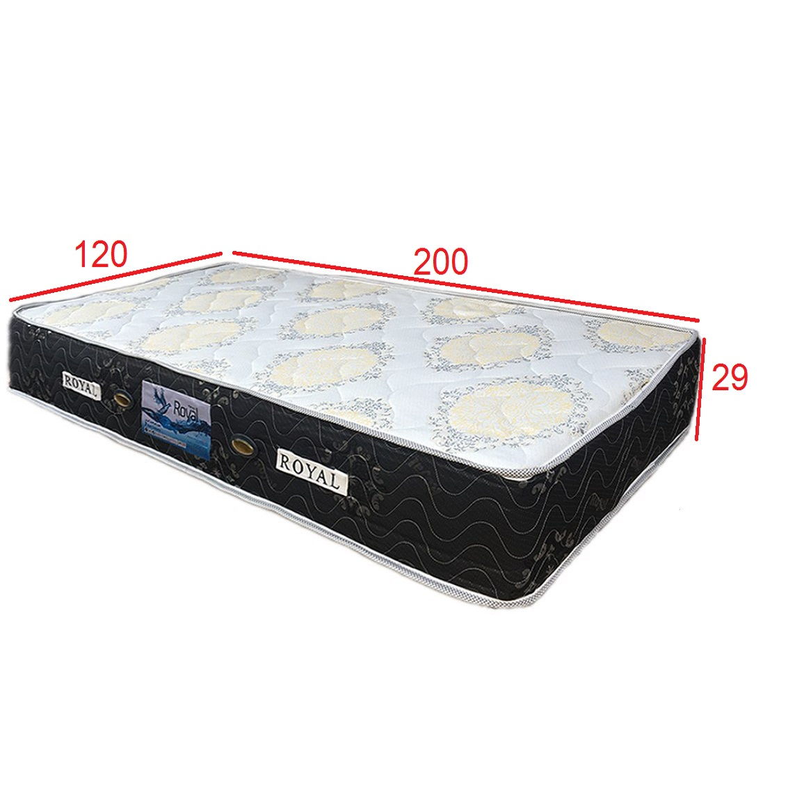 تشک رویال مدل آیسان M07P یک نفره سایز 200 × 120 سانتی متر