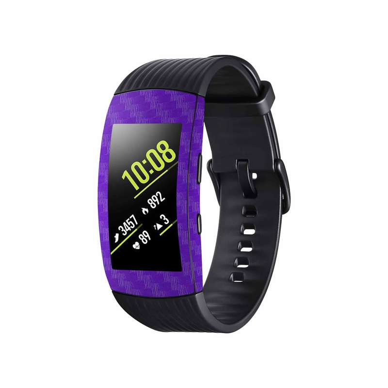 برچسب ماهوت طرح Purple-Fiber مناسب برای ساعت هوشمند سامسونگ Galaxy Gear Fit 2 Pro