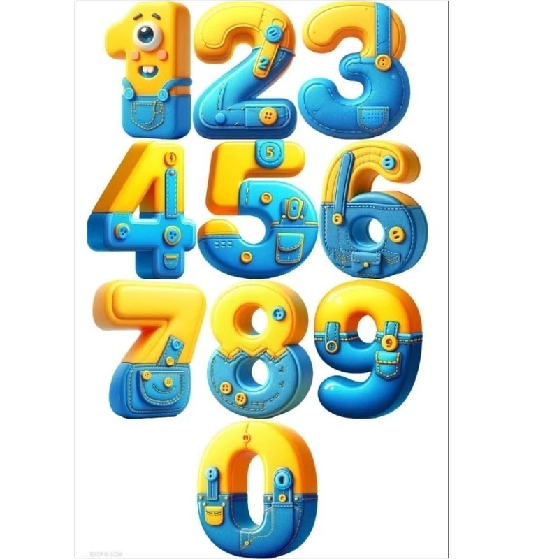 برچسب مدل اعداد انگلیسی و تولد کد 10147