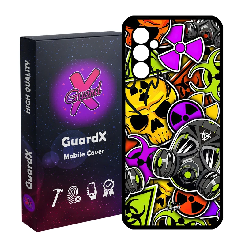کاور گارد ایکس طرح ماسک مدل Glass10591 مناسب برای گوشی موبایل سامسونگ Galaxy A24/A24 4G/M34 5G
