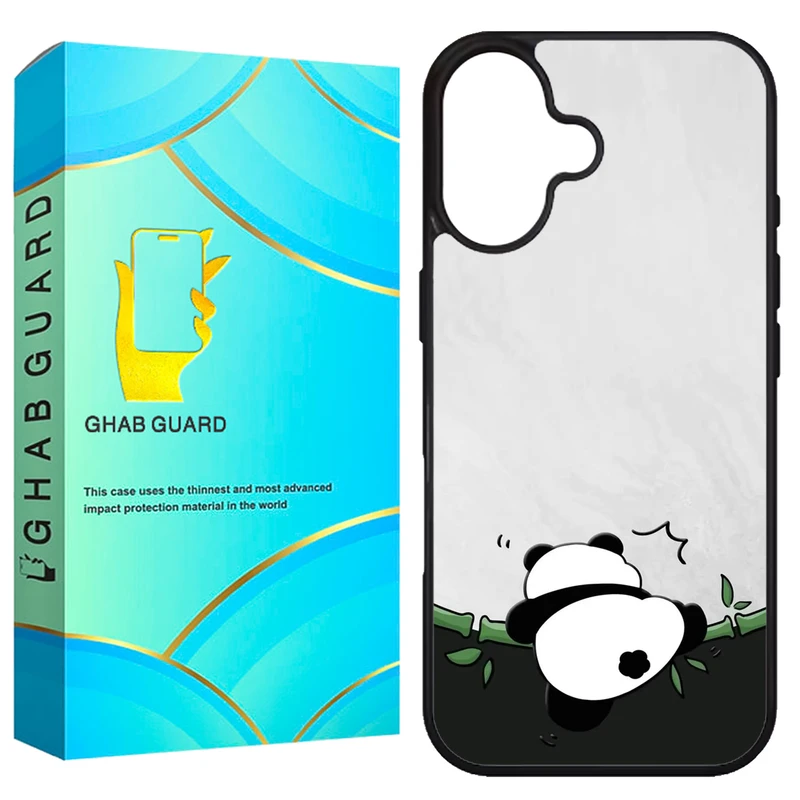 کاور قاب گارد طرح پاندا مدل G16PL مناسب برای گوشی موبایل اپل iPhone 16 Plus