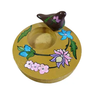 جا شمعی مدل وارمری طرح گنجشک