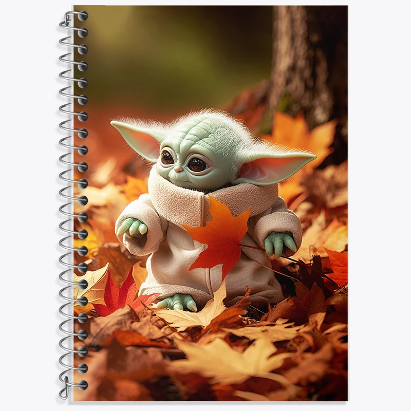 دفتر لغت 50 برگ خندالو طرح بیبی یودا کد F5787