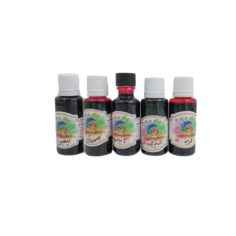 رنگ جوهری کالروی رزین کد 3 حجم 20 میلی لیتر بسته 5 عددی