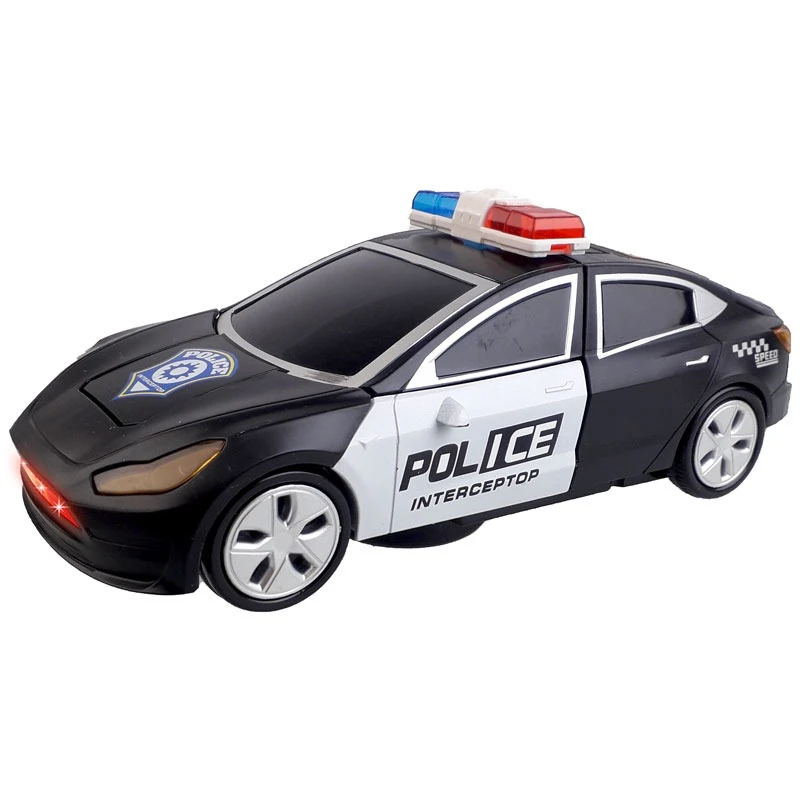 ماشین بازی جونشنگ مدل ماشین پلیس تبدیل شونده ترانسفورمر طرح پورشه کد 9932