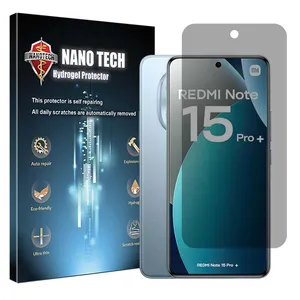 Nano tech Hydrogel model privacy screen protector suitable for Xiaomi Redmi Note 15 Pro Plus mobile phone