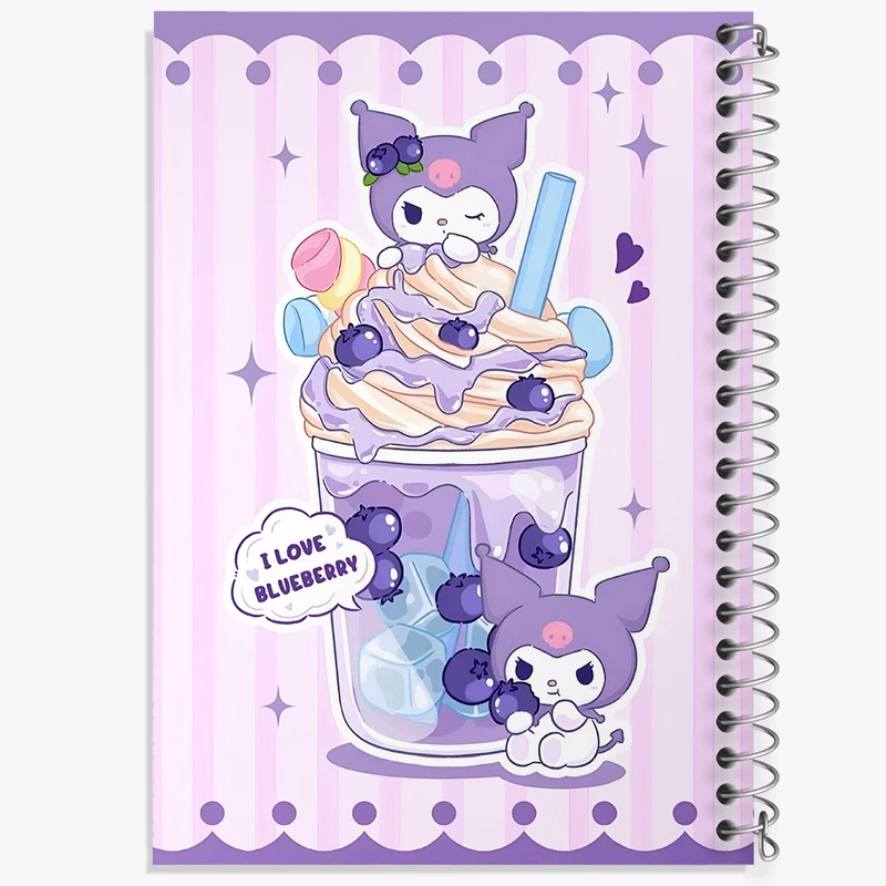 دفتر نقاشی 50 برگ خندالو طرح کرومی (Kuromi) کد N4203