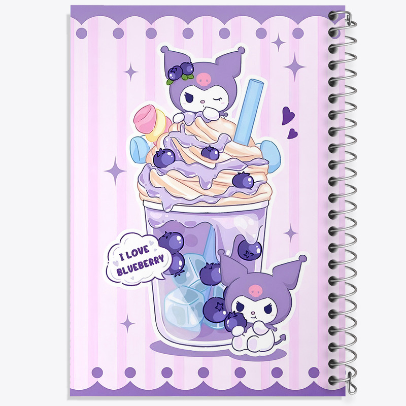 دفتر نقاشی 50 برگ خندالو طرح کرومی (Kuromi) کد N4203