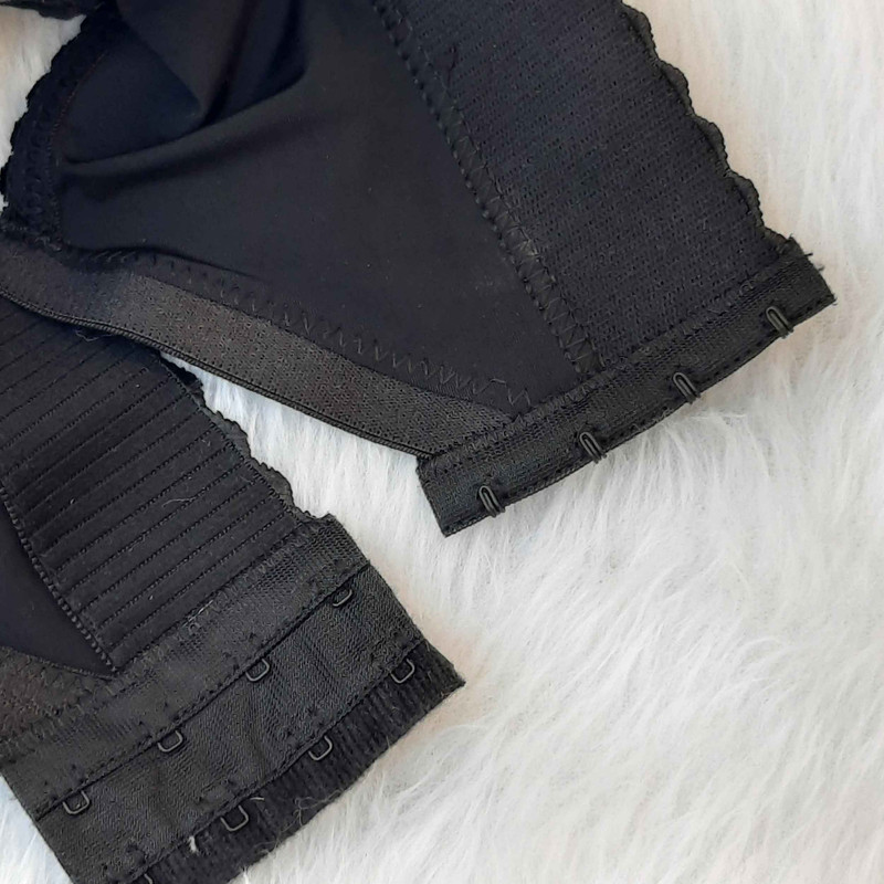 سوتین زنانه مدل نخ کتان کش پهن